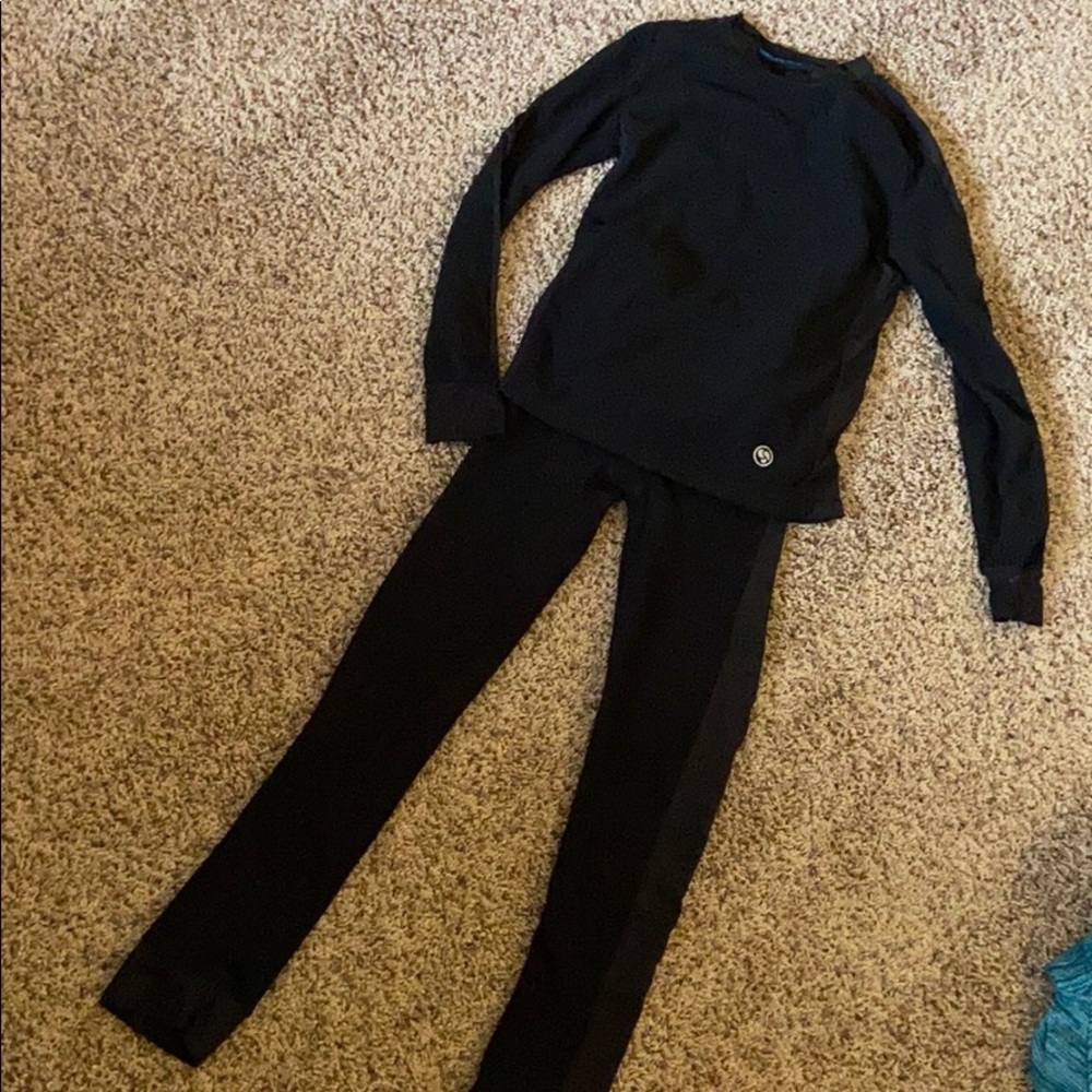 Like New Warm Fleece Boys Long Underwear Set - Med